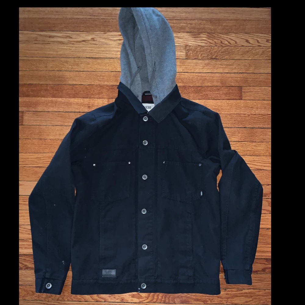 Vans Men’s Black Hooded Jacket